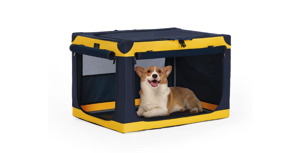 Medium dog crate, 30 inches tall