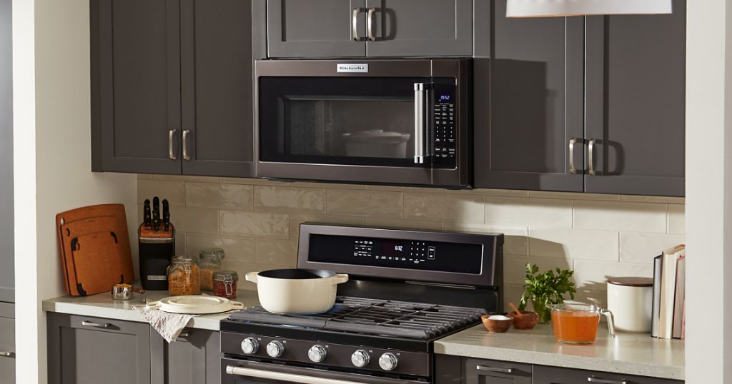 The microwave above your stove that is 30 inches tall