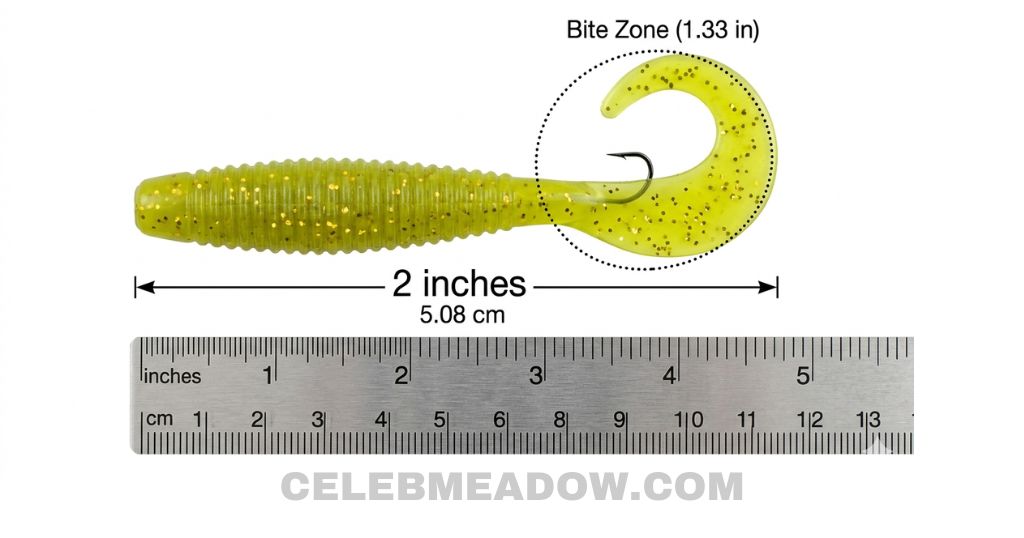 Standard Bluegill Fishing Lure, 2 Inches Long