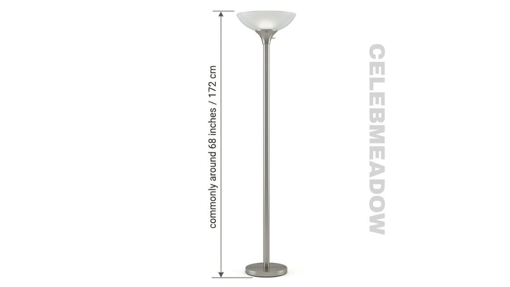 68 Inches Tall Torchiere Floor Lamp