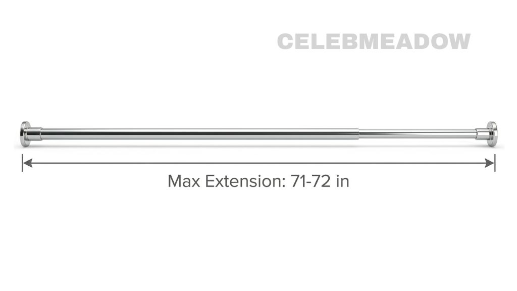 Standard Shower Curtain Rod that is 71 Inches Tall