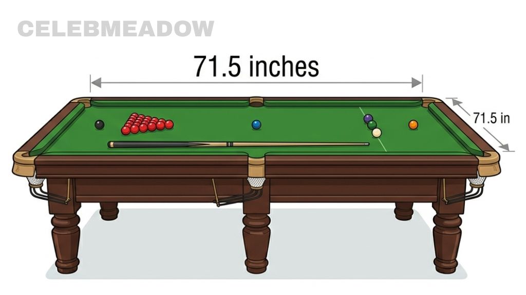 Snooker Table that is 71 Inches Tall