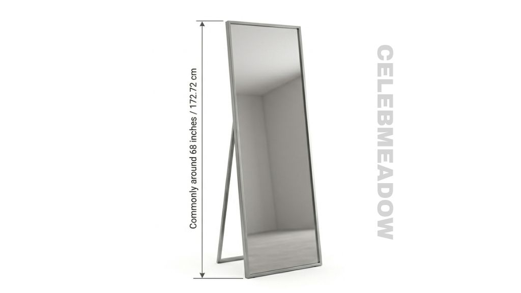 Full-Length Dressing Mirror, 68 Inches Tall