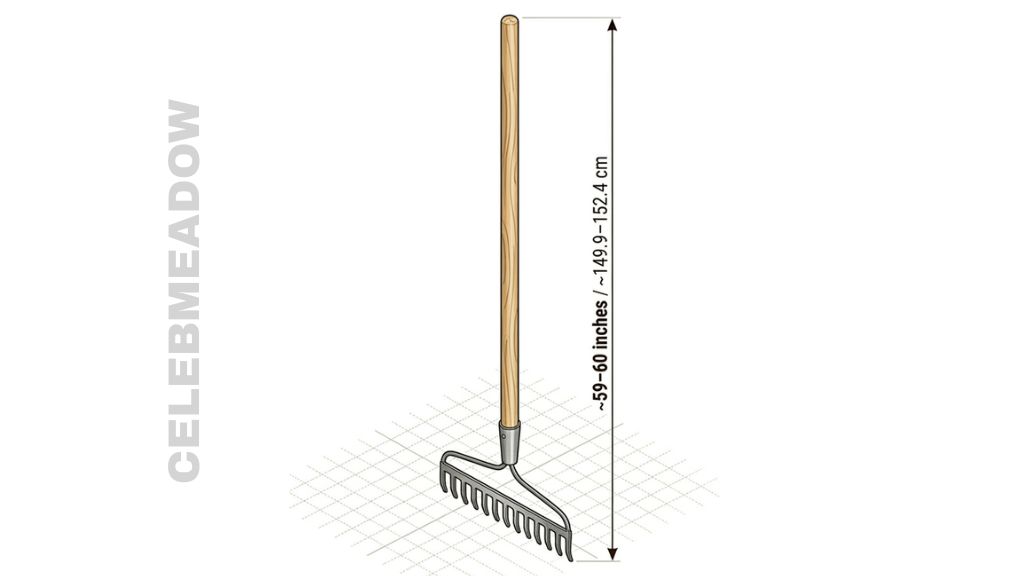 Garden Rake that is 59 Inches long