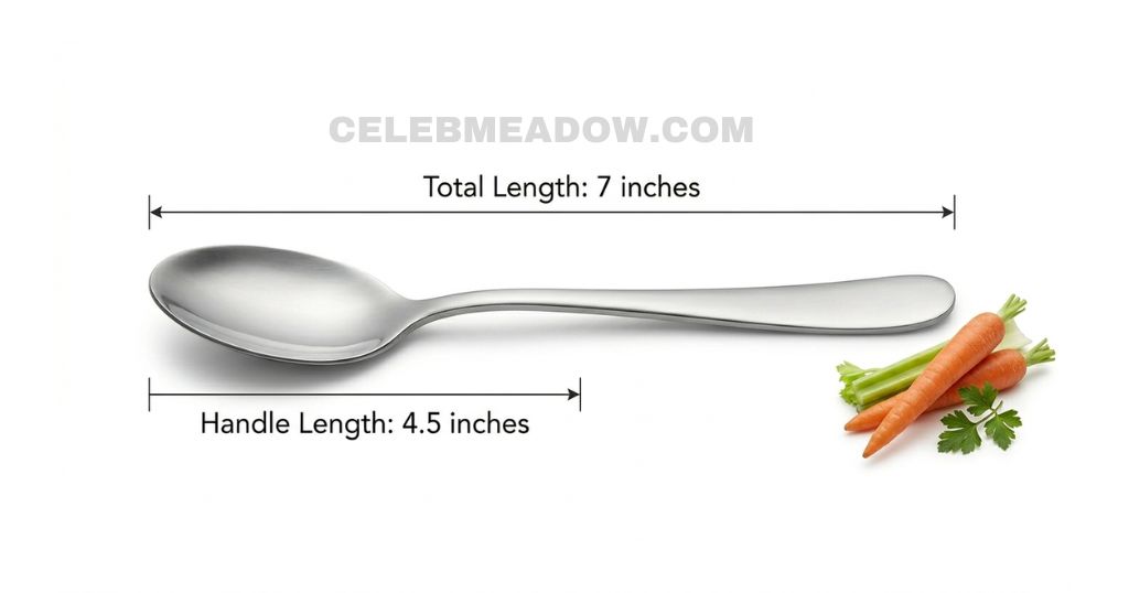 Large Soup Spoon measure 7 Inches long