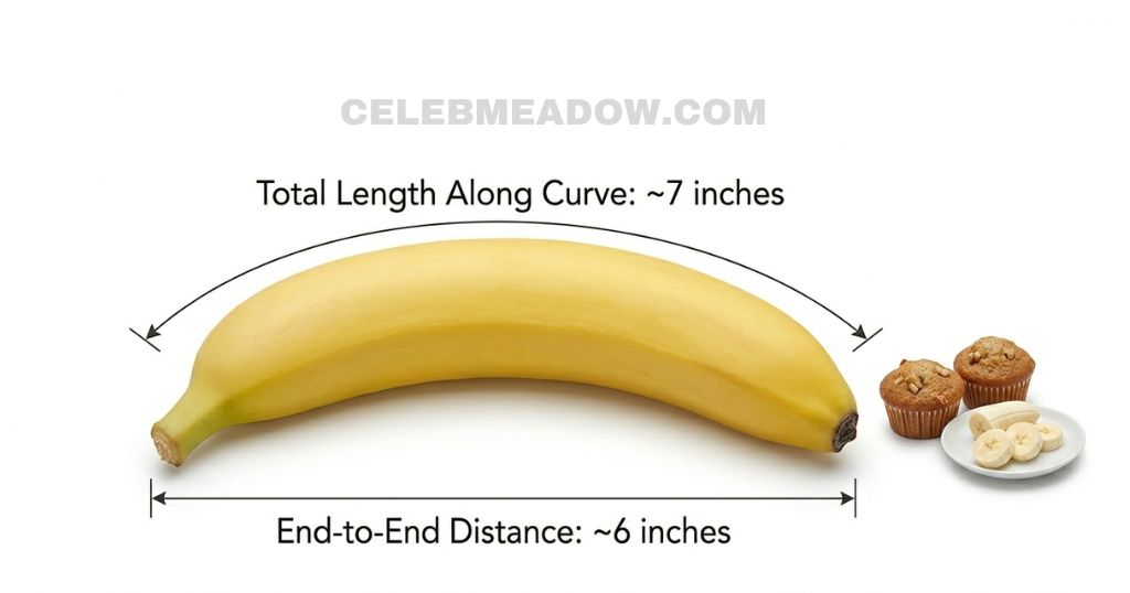 Medium Banana measure 7 Inches long