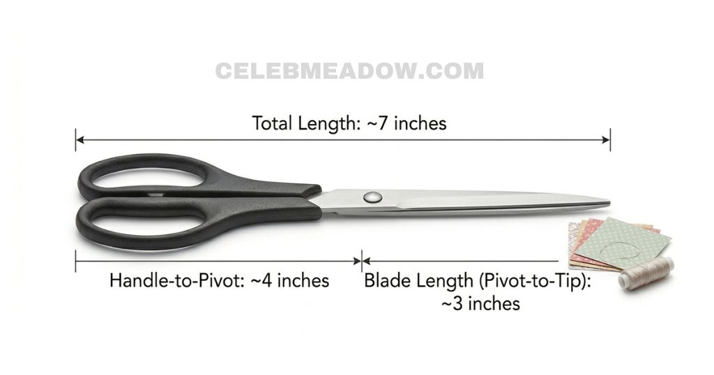 Small Craft Scissors measure 7 Inches long
