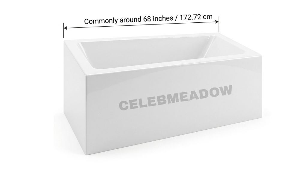 Soaking Bathtub, 68 Inches Tall
