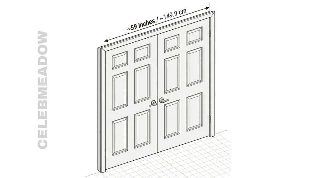 Standard Closet Door Pair that is 59 Inches long