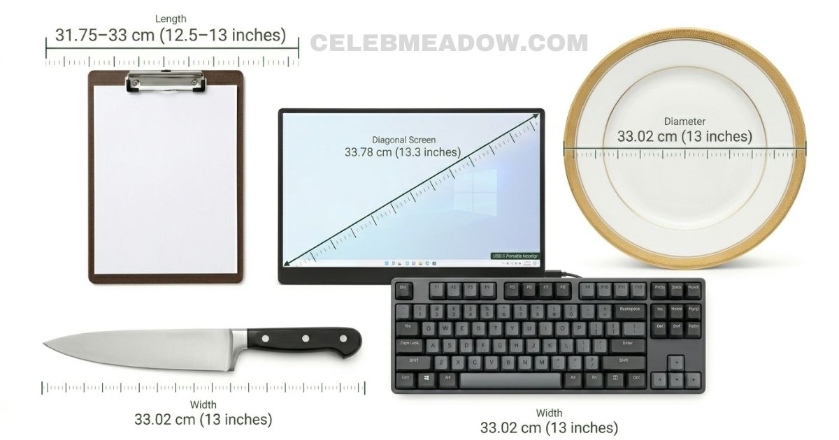 13 Inches Long: 17 Real-Life Things That Are 13 Inches Long or Big
