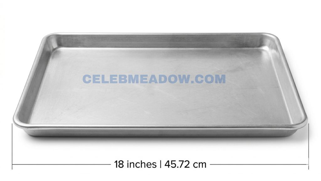 Half-Sheet Baking Pan (Length) that is 17 Inches Long
