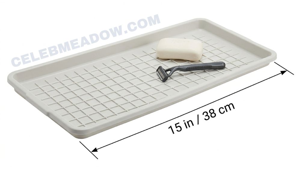 Bathroom Corner Shelf that is 15 Inches Long