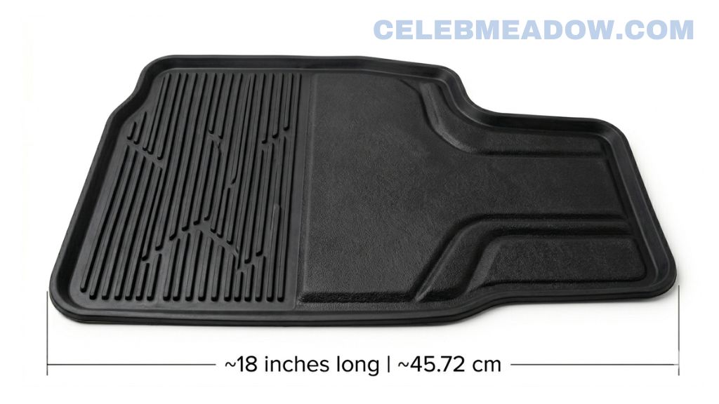 Car Floor Mat (Driver’s Side Length) that is 17 Inches Long