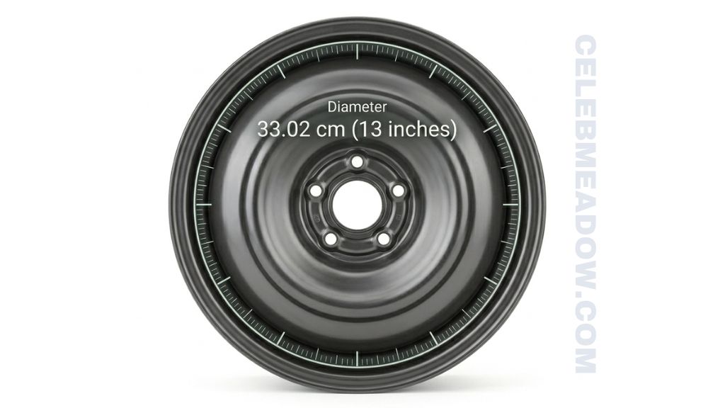 13-Inch Car Wheel Rim (Diameter) that measure 13 Inches long