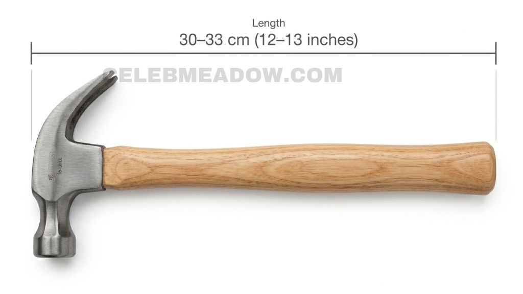 Claw Hammer (Total Length) that is 13 Inches long
