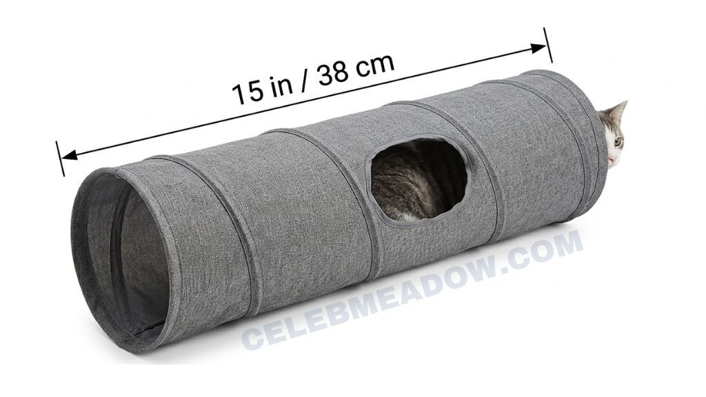 Compact Cat Tunnel that is 15 Inches Long