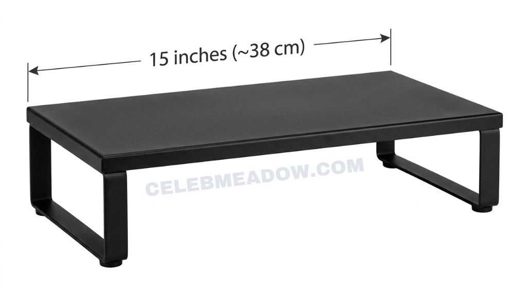 Desk Shelf Riser that is 15 Inches Long