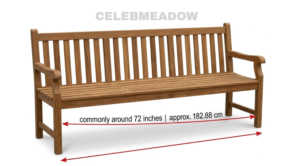 Garden Bench (Three-Seater) 72 Inches Long
