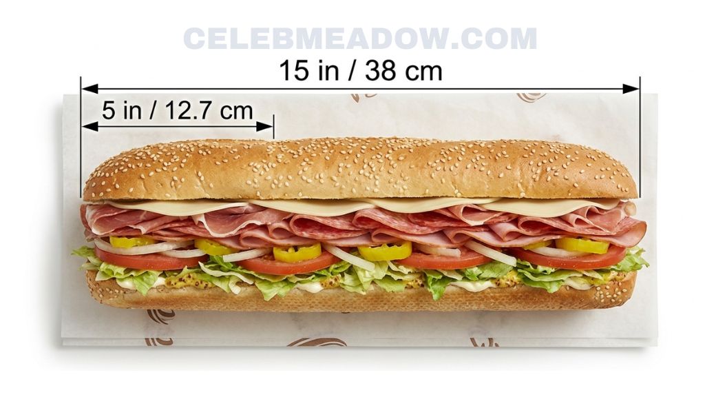 Large Deli Submarine Sandwich that is 15 Inches Long