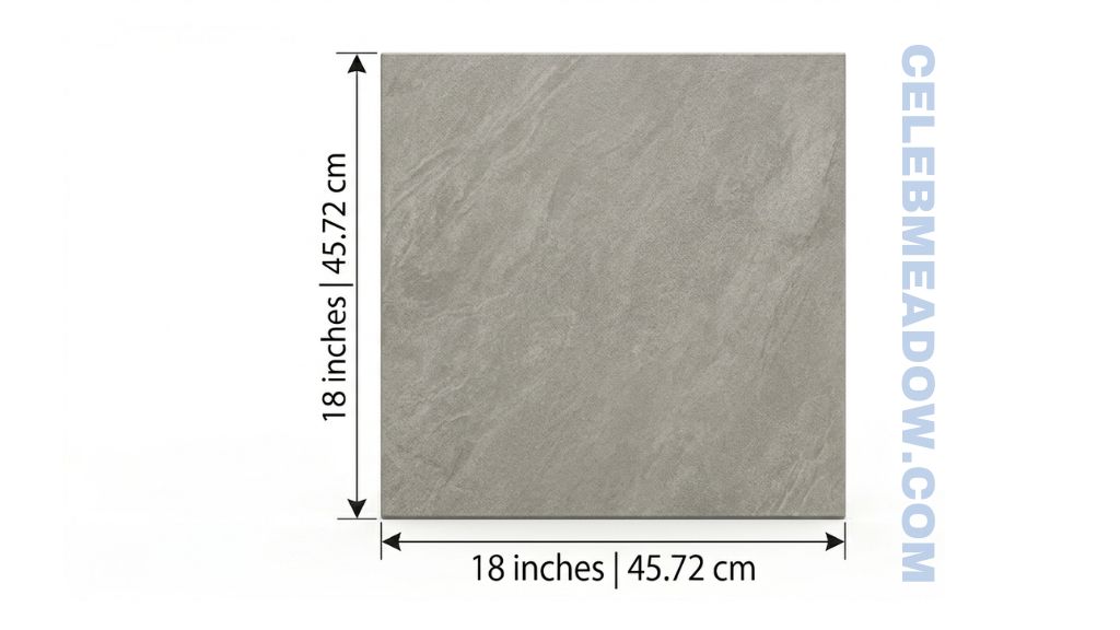 Large Floor Tile (18×18) that is 17 Inches Long