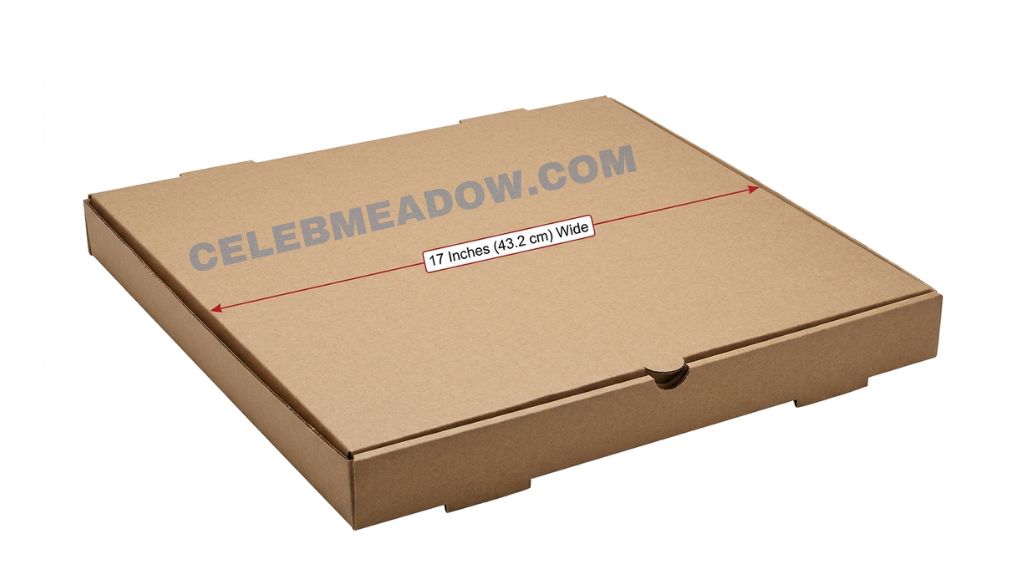 Large Pizza Box (Width) that is 17 Inches Long