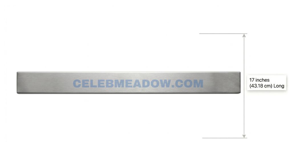 Magnetic Knife Strip (Length) that is 17 Inches Long