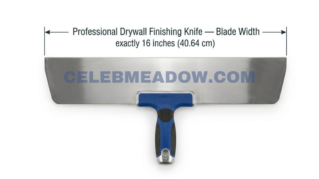 Professional Drywall Finishing Knife that is 16 Inches Long