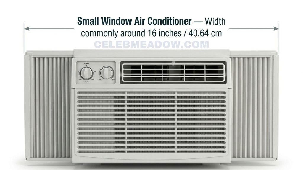 Small Window Air Conditioner that is 16 Inches Long