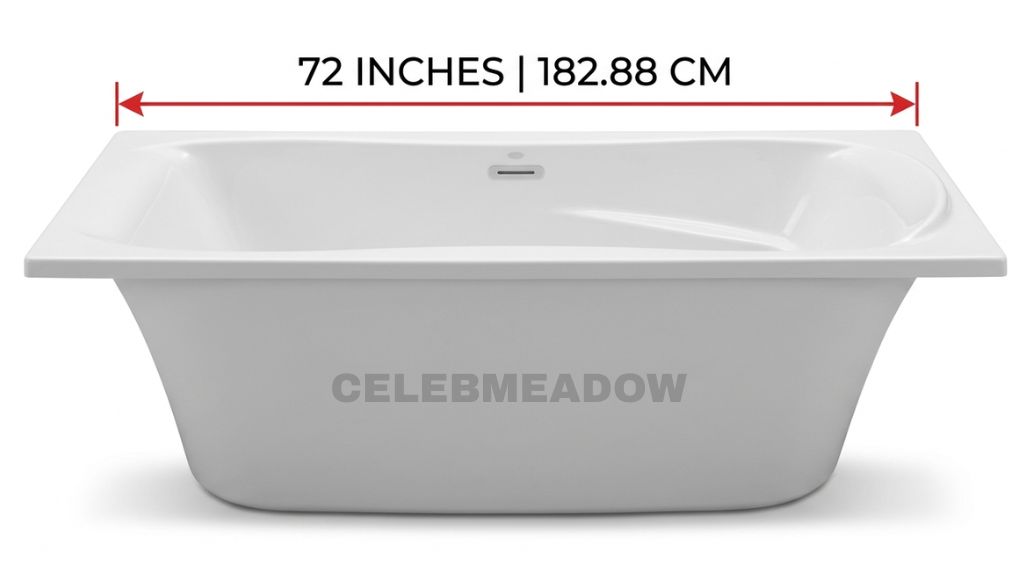 Soaking Bathtub 72 Inches Long or Big