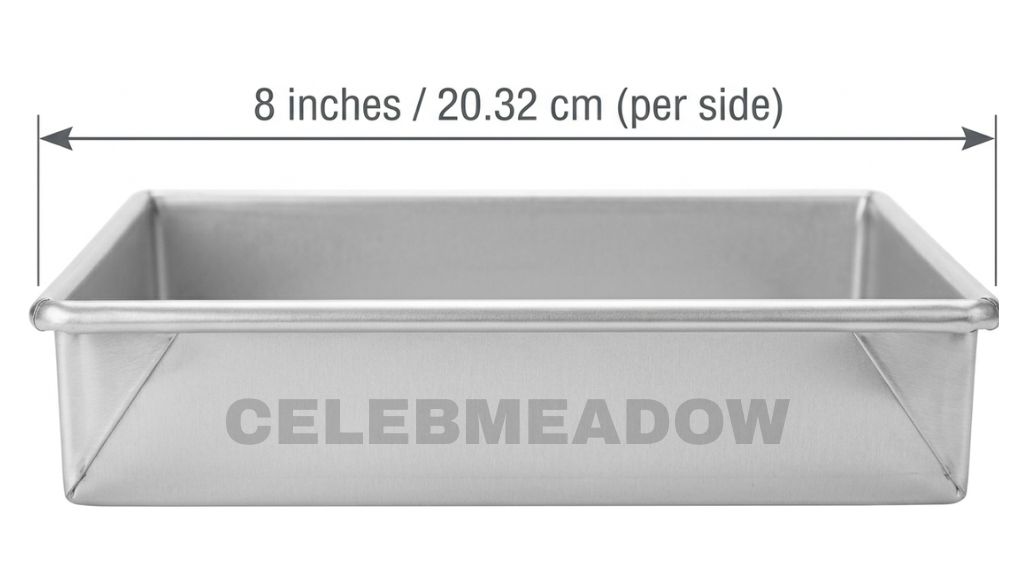 Square Baking Pan 8 Inches Long