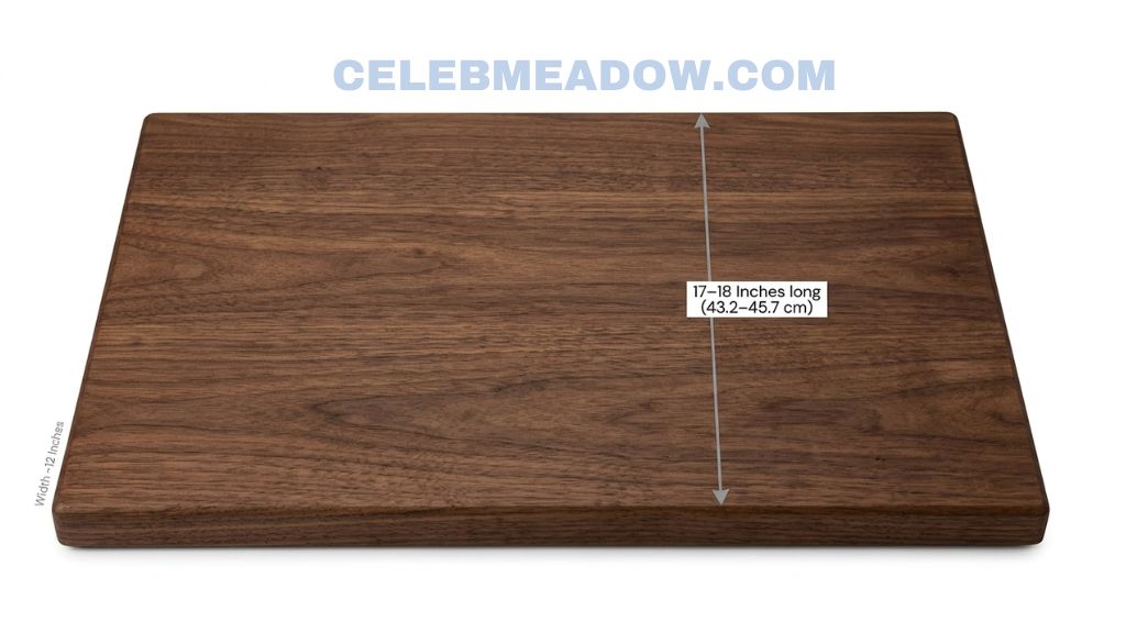 Standard Cutting Board (Length) that is 17 Inches Long