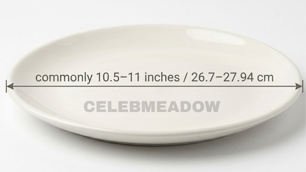 Standard Dinner Plate 11 Inches Big
