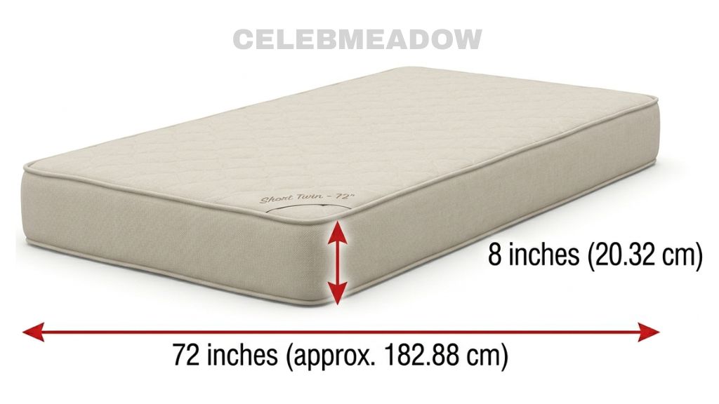 Twin Mattress (Short Variant) 72 Inches Long