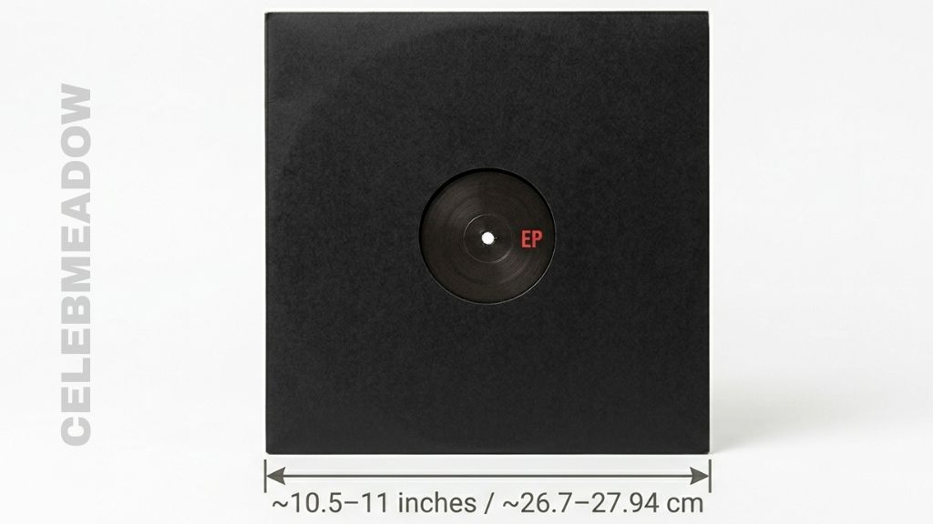 Vinyl 10-Inch Record Sleeve 11 Inches Big
