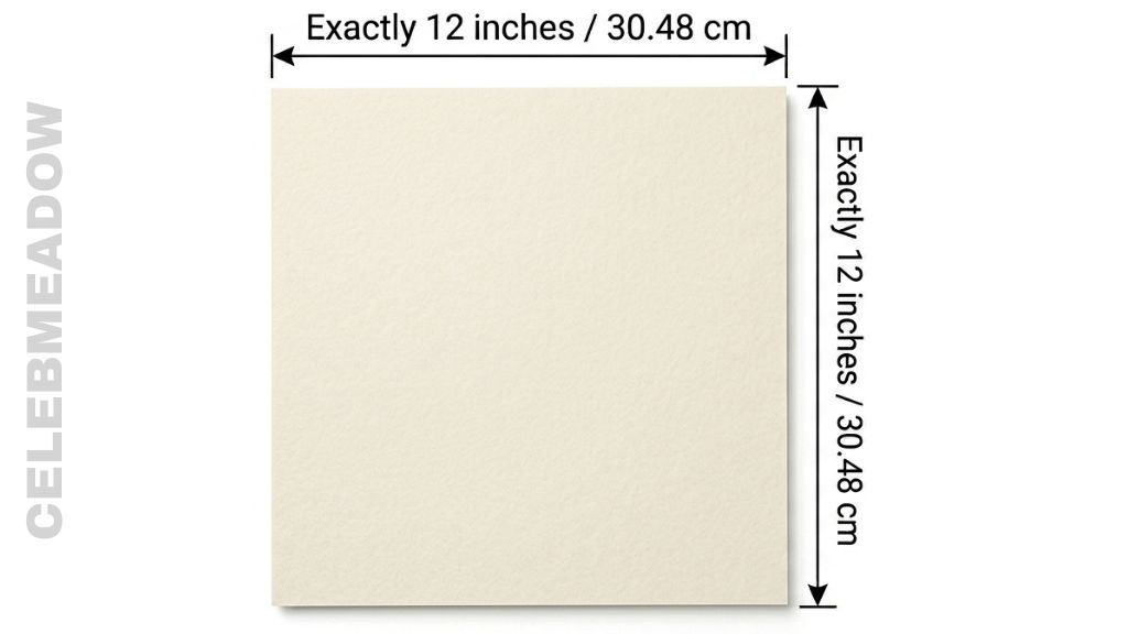 12×12 Scrapbook or Craft Paper Sheet That Is 1 Foot Long