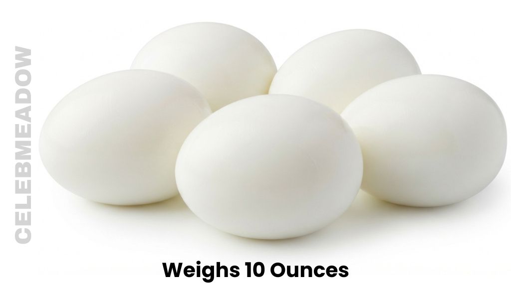 5 Large Hard-Boiled Eggs Weighs 10 Ounces
