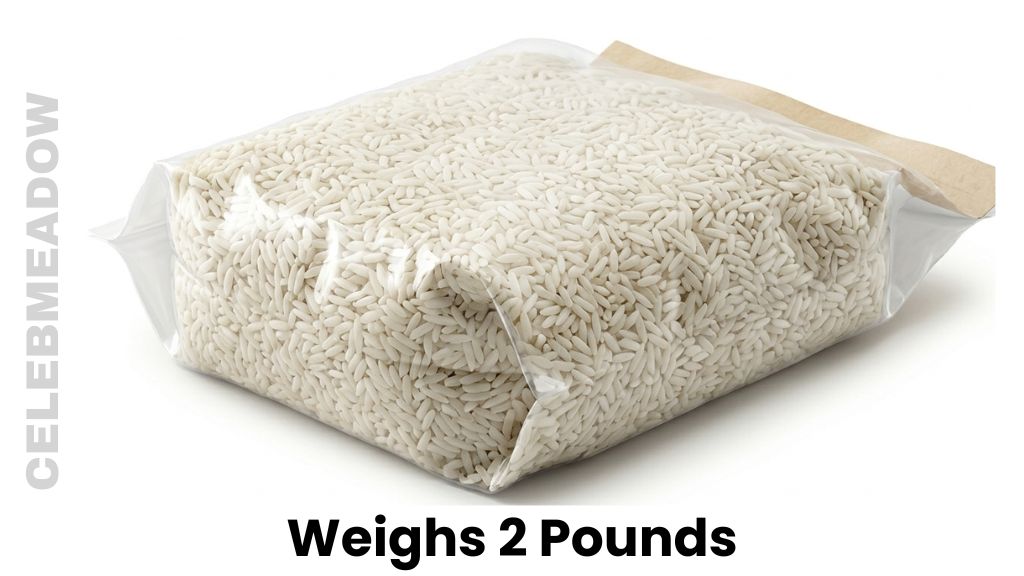 A 2 lb Bag of Dry Rice Weigh 2 Pounds