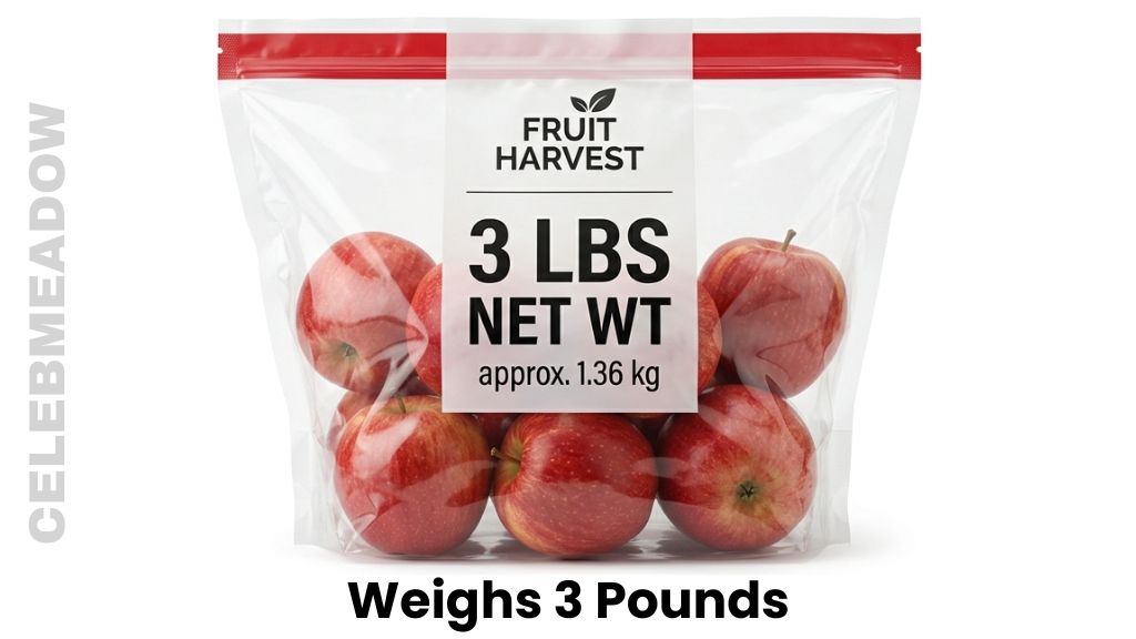 A 3-Pound Bag of Apples Weigh 3 Pounds