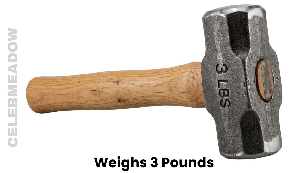 A 3-Pound Drilling Hammer Weigh 3 Pounds