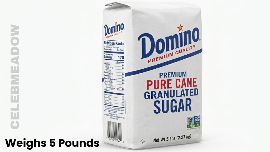 A Bag of Granulated Sugar Weigh 5 Pounds