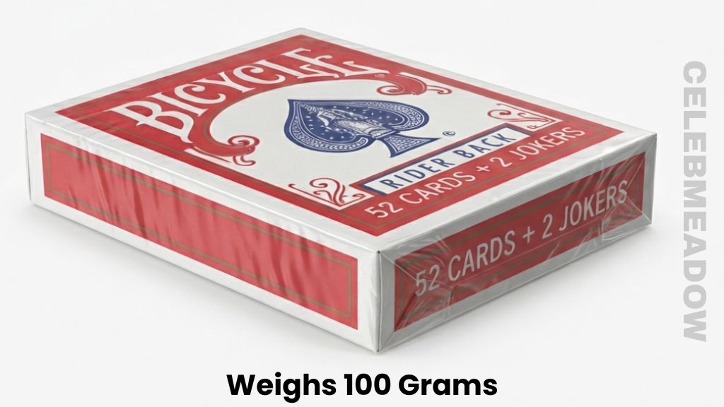 A Deck of Playing Cards Weigh 100 Grams