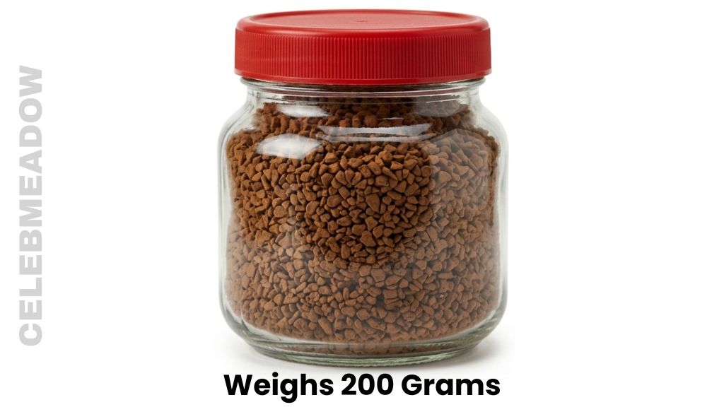 A Jar of Instant Coffee Weigh 200 Grams