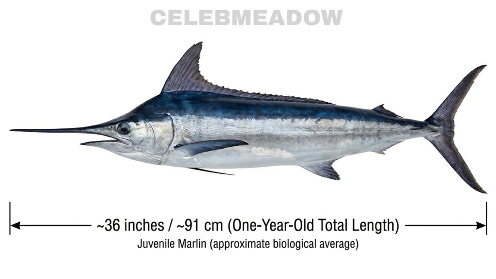 A Juvenile Marlin That is 3 Feet Tall