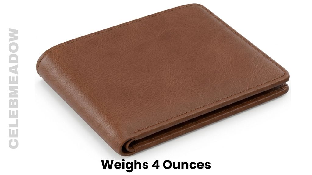 A Leather Bi-Fold Wallet Weigh 4 Ounces