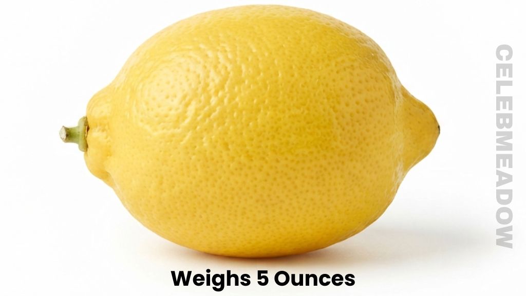 A Medium Lemon Weigh 5 Ounces