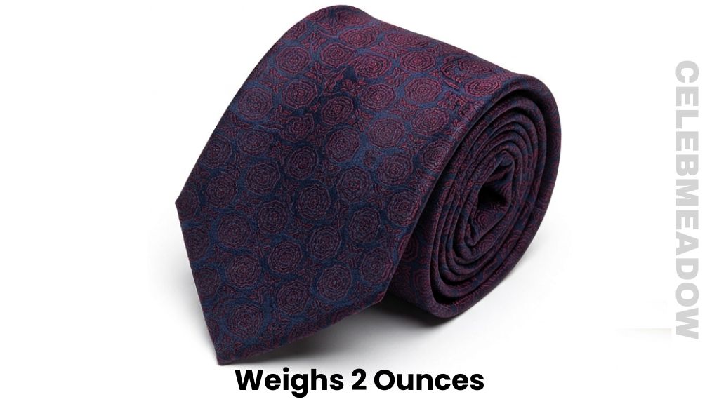 A Men’s Silk Necktie Weigh 2 Ounces