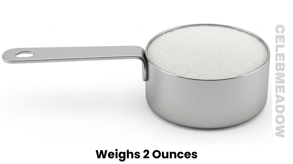 A Quarter Cup of Granulated Sugar Weigh 2 Ounces