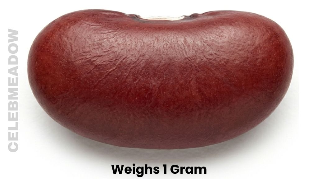 A Single Dry Kidney Bean Weigh 1 Gram