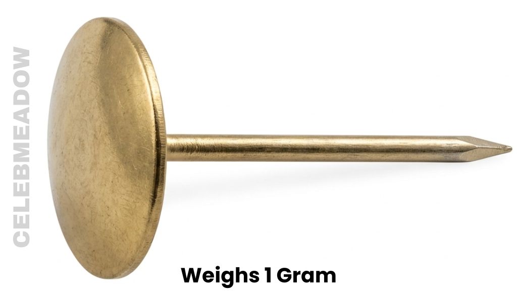 A Single Metal Thumbtack Weigh 1 Gram