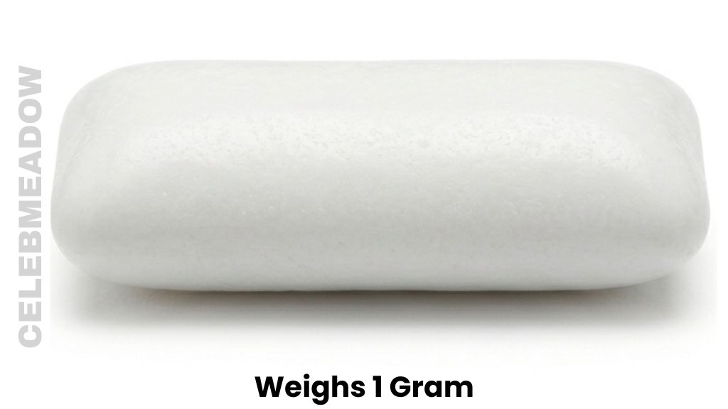 A Single Piece of Chewing Gum Weigh 1 Gram
